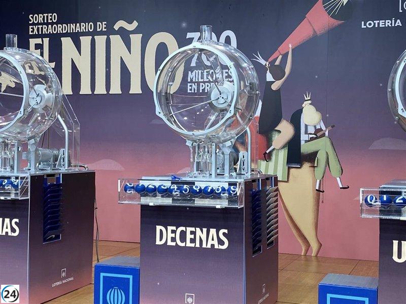 El tercer premio del sorteo de 'El Niño' brinda fortuna a Sabiñánigo (Huesca) y Zaragoza