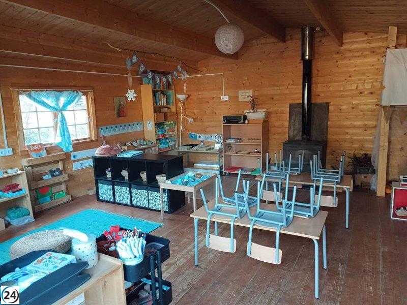 La escuela de Caneto (Huesca) recibe a sus 21 alumnos con alegría y optimismo