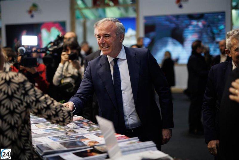 El alcalde Jorge Azcón potencia la gastronomía aragonesa en Fitur y destina 86 millones a sostenibilidad