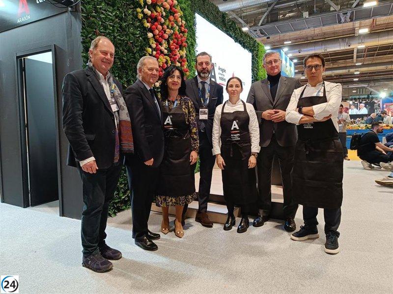 Aragón presume su potencial culinario en Madrid Fusión, destacando productos