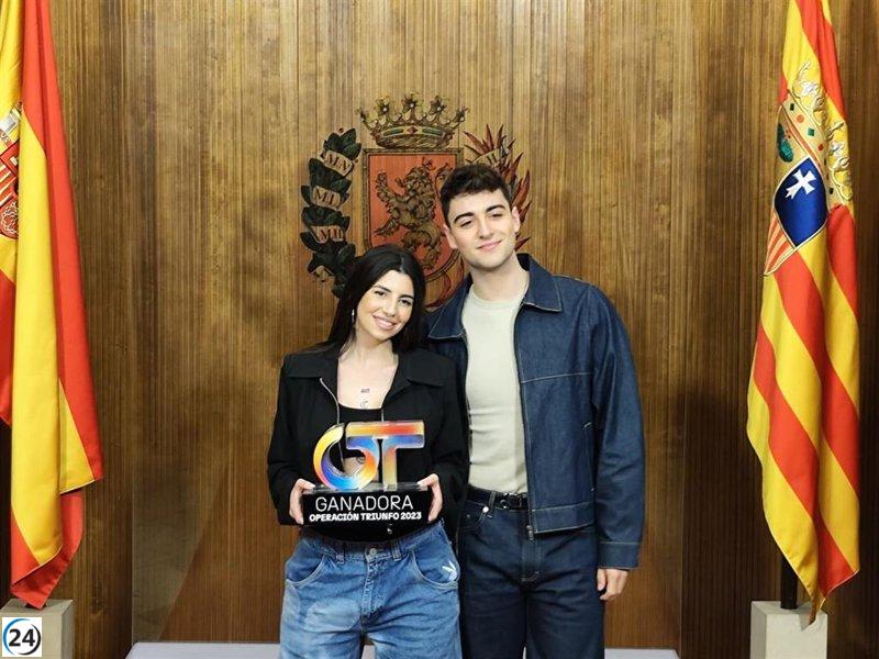 Naira Moreno y Juanjo Bona, de Operación Triunfo, pregonarán las Fiestas del Pilar 2024.
