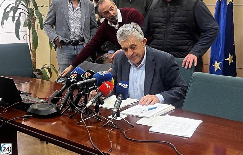 Samper cuestiona la protesta agraria ante las Cortes de Aragón, pero acepta dialogar con todas las partes.