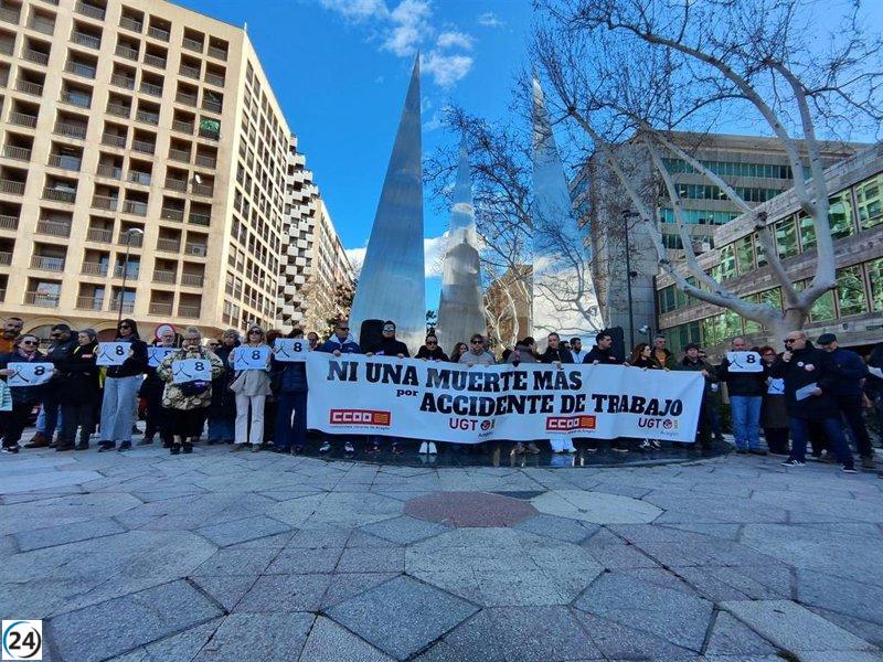 Sindicatos exigen cumplimiento de Ley de Prevención tras muerte de joven en Zaragoza
