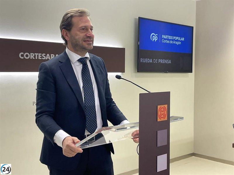 Ledesma del PP desmiente vinculación de declaraciones de Nolasco de VOX sobre el islam con el Gobierno de Aragón.