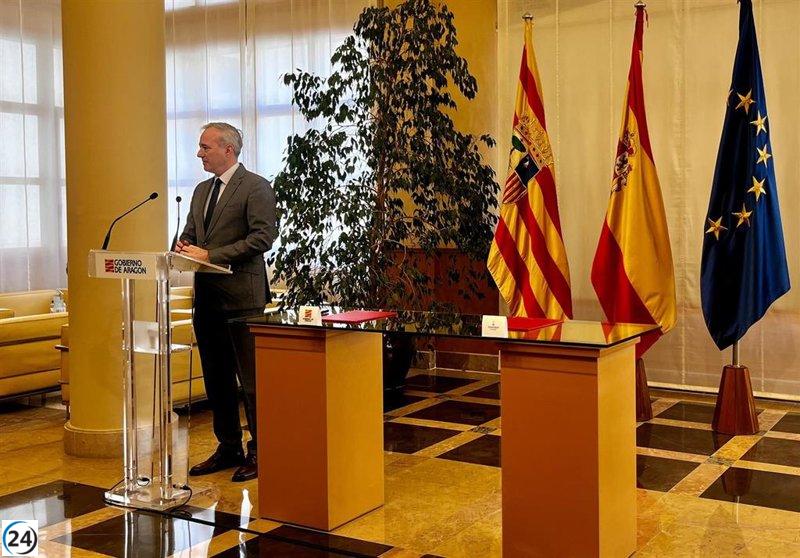 Azcón advierte que el trasvase del Ebro no se negociará en un Pacto Nacional del Agua