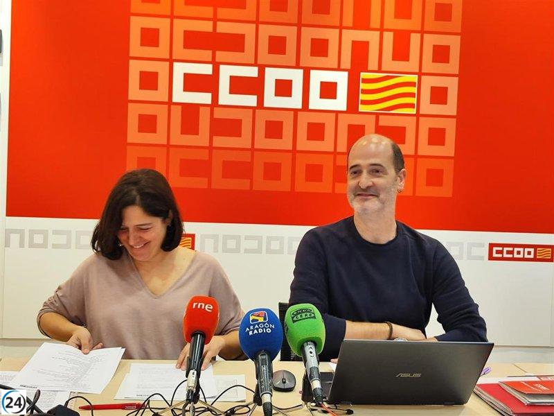 CCOO Aragón solicita contratación de 30 administrativos para agilizar oposiciones DGA
