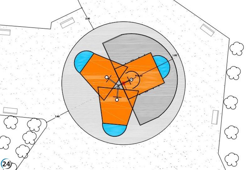 Los Jardines de la Taifa de Saraqusta de Distrito Universidad tendrán nueva pista de baloncesto en 2 meses.