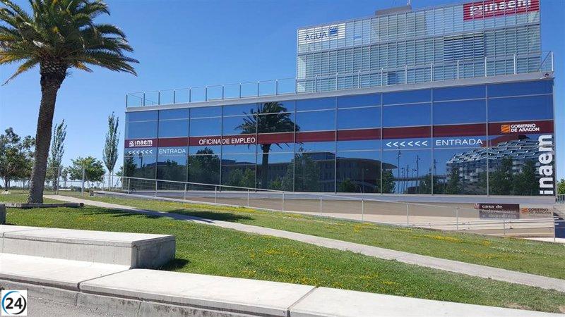 El desempleo disminuye en Aragón en marzo, con 54.036 personas sin trabajo.