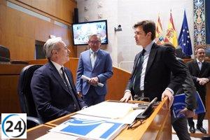 Azcón insta a reactivar el proyecto Biscarrués y solicita informe técnico al IAA.