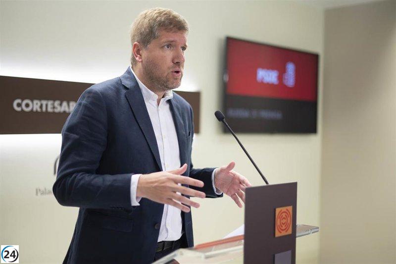 El PSOE critica la abstención del PP Aragón en iniciativa sobre trasvase.