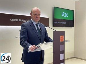 Morón de VOX alerta sobre inmigración ilegal y rechaza reubicación en Aragón.