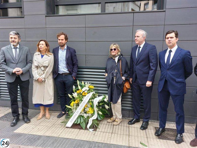 PP defiende valores inquebrantables desde el asesinato de Giménez Abad, según Azcón
