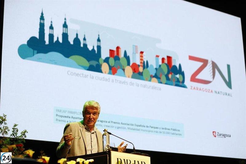 El Congreso de Parques Públicos de Zaragoza premia la excelente gestión de los espacios verdes.