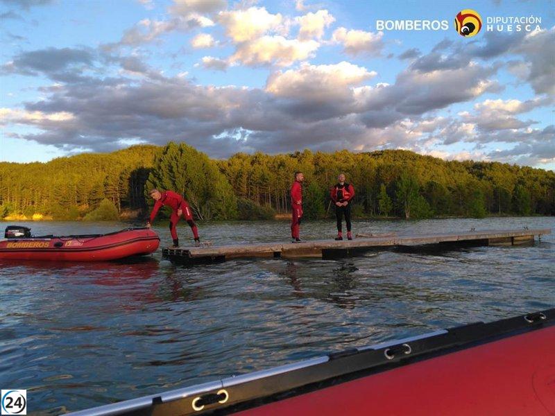 Desaparece hombre practicando pádel surf en el pantano de Barasona, DPH activa búsqueda con bomberos.