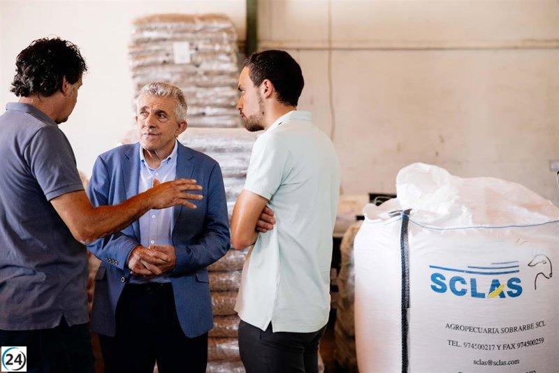 Samper elogia la Cooperativa del Sobrarbe como pilar clave en la región.