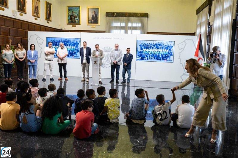 Ayuntamiento de Zaragoza acoge a niños saharauis en el programa Vacaciones en Paz.