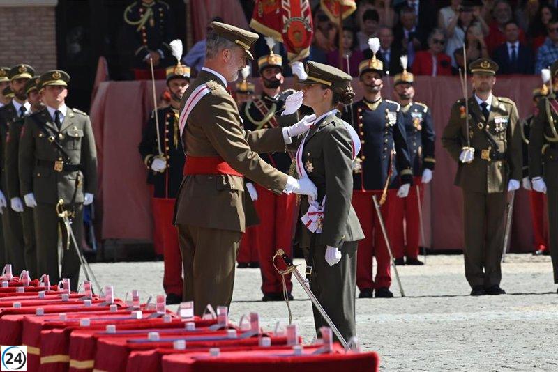 La Princesa Leonor se gradúa en la AGM con valores y conocimientos