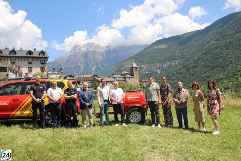 La Diputación de Huesca implementa un servicio innovador para combatir incendios, el primero de su tipo en el país.
