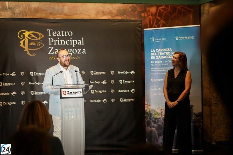 La Plaza del Pilar se convertirá en un teatro al aire libre para la noche lírica de la Carroza del Real.