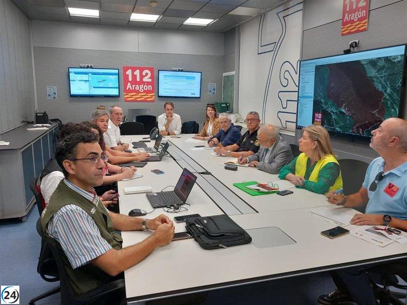 El incendio en El Pueyo de Araguás controlado tras quemar 134 hectáreas.