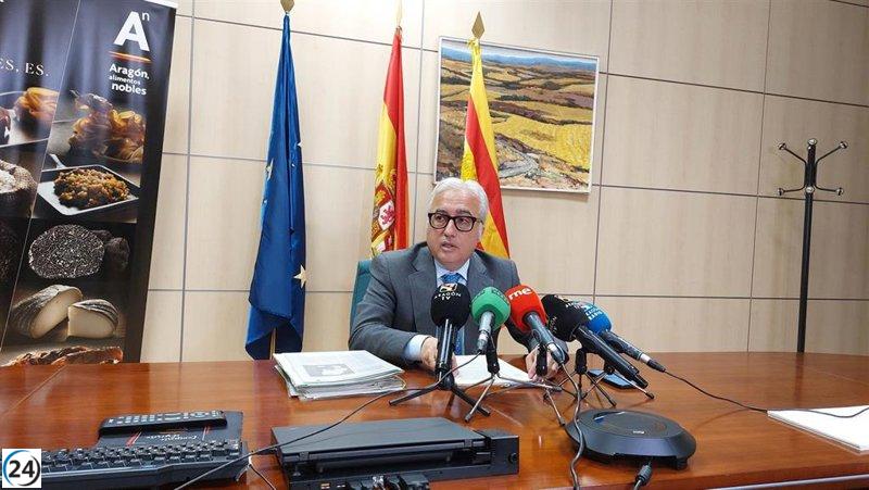 Aragón destina 8,2 millones de euros más en ayudas por sequía.
