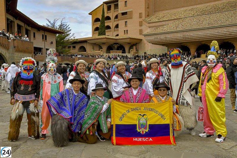 Cerca de 4.500 ecuatorianos se congregan en Torreciudad para la XVIII Fiesta de la Virgen del Quinche.