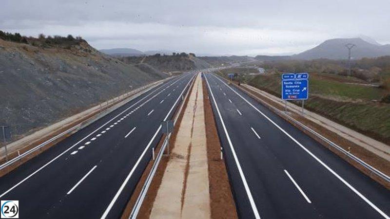 El Ministerio de Transportes destina 3 millones a actualizar la A-21 entre Jaca y Fago.