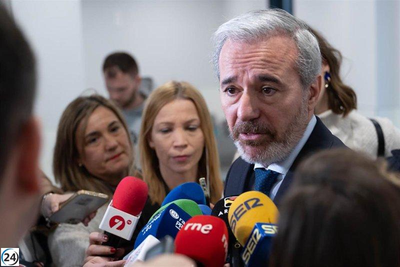 Azcón asegura que la reducción del ITP beneficiará a los jóvenes, aunque omite cifras y la relaciona con los presupuestos.