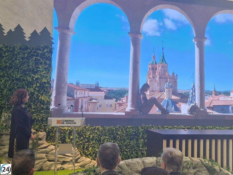 Teruel destaca en Fitur su rica herencia mudéjar, el modernismo, los dinosaurios y su romántica historia bajo un cielo estrellado.