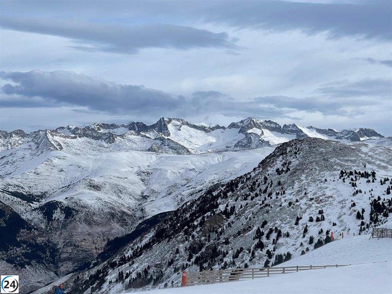 Alertan sobre vientos intensos y lluvias en Teruel, Zaragoza y el Pirineo.
