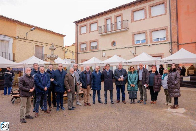 España e Italia se unen por la trufa negra en Campo de Daroca.