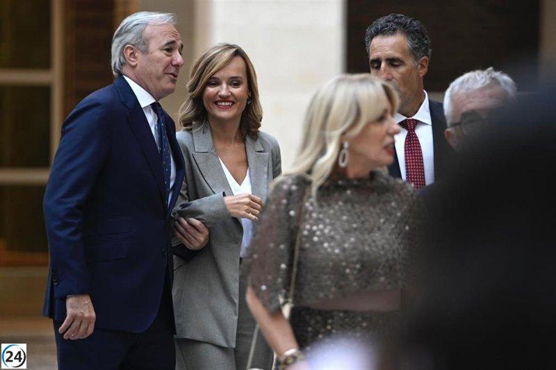 Alegría aboga por una financiación que considere la despoblación y la orografía, mientras delega a Pérez para el encuentro con Azcón.