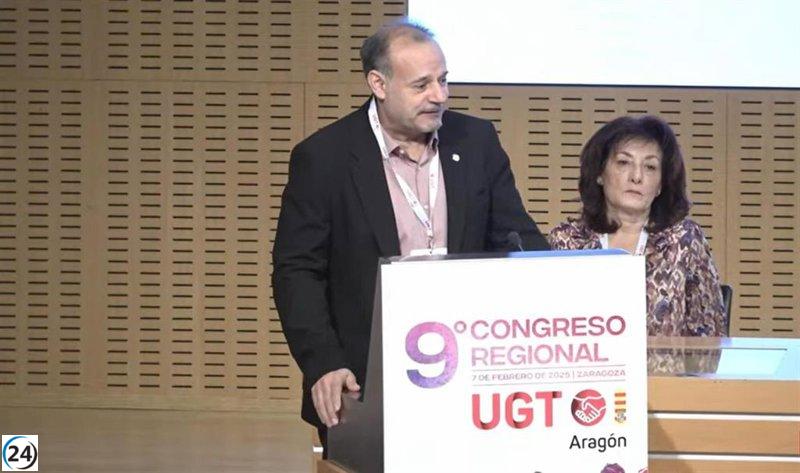 Líder de UGT Aragón insta a Sánchez a cumplir su mandato por los desafíos pendientes.