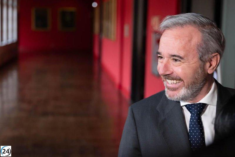 Azcón advierte a Abascal sobre la influencia de Patriots en el gobierno de Von der Leyen.
