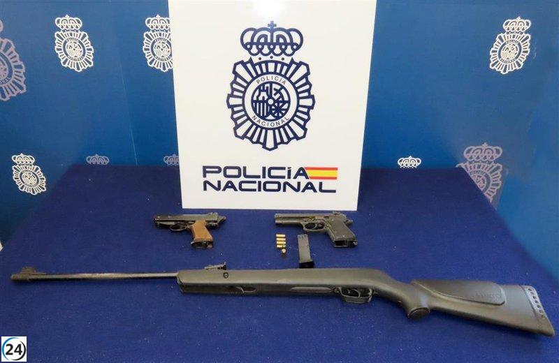 Arrestan en Teruel a un hombre por abuso sexual y amenazas con arma de fuego a una mujer.