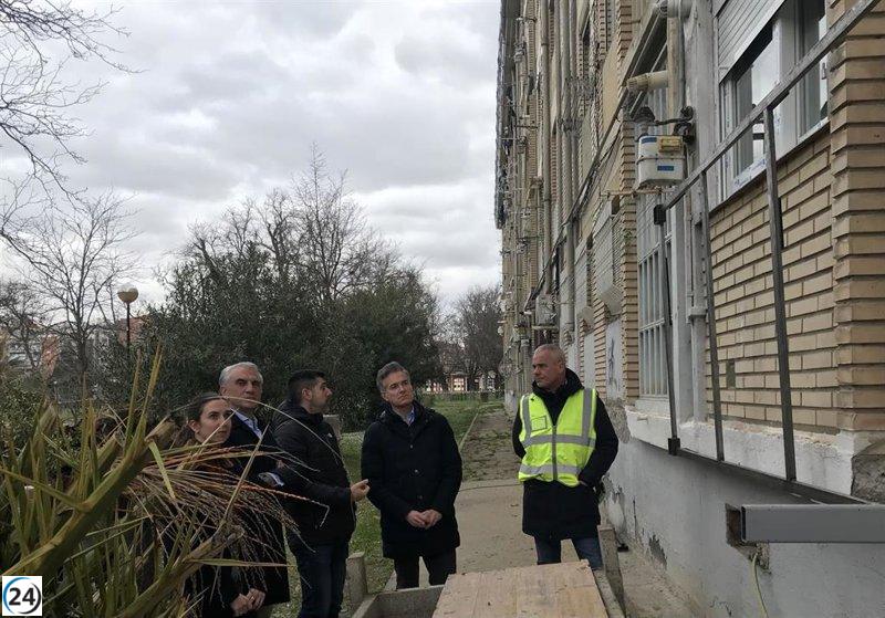 Las primeras 40 casas de Balsas Ebro Viejo serán rehabilitadas con una innovadora técnica para este otoño.
