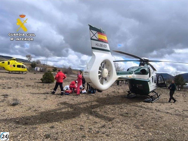 Joven esquiador sufre graves lesiones tras quedar atrapado en avalancha en Aísa (Huesca).