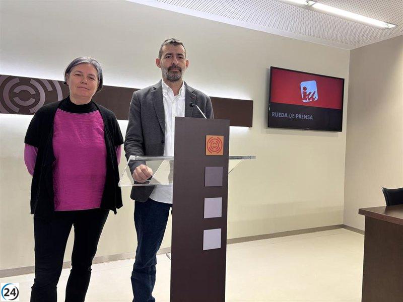 IU se opone al DUAP de Bancalero y sugiere extender el horario de atención sanitaria de 8 a 20 horas.