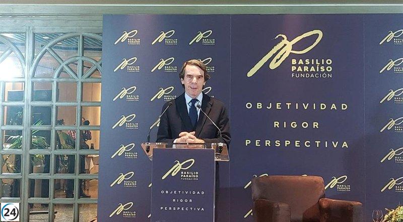 Aznar afirma que hemos superado la era de la globalización y nos dirigimos hacia un crecimiento del proteccionismo.