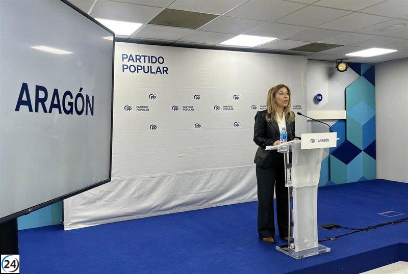Alós (PP) afirma que los socialdemócratas de Aragón se sienten