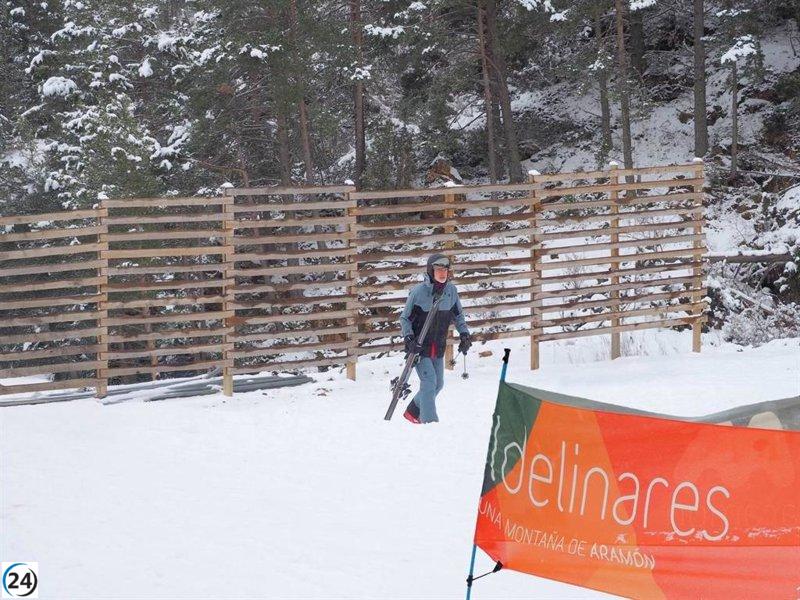 El rey Felipe VI pasa un día de esquí en Valdelinares, Teruel.