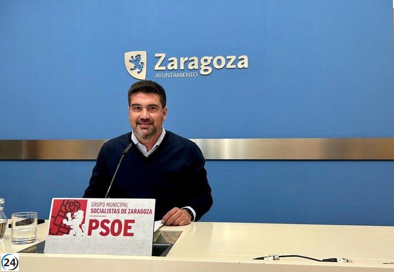 El PSOE denuncia el fallido plan de Chueca para las piscinas de La Almozara en Zaragoza.