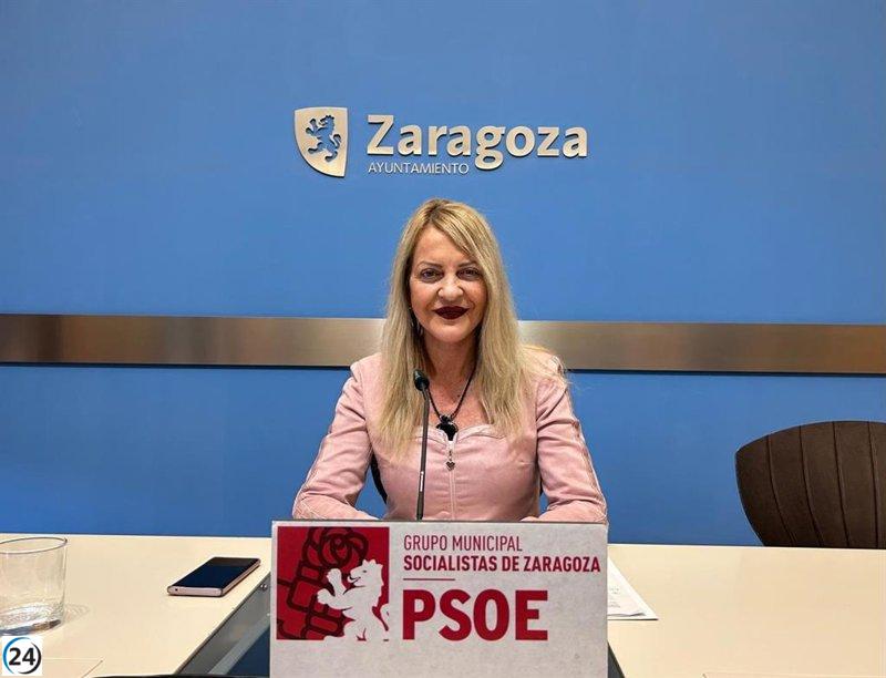 PSOE critica a Chueca por su falta de claridad sobre el Parque de Atracciones de Zaragoza.