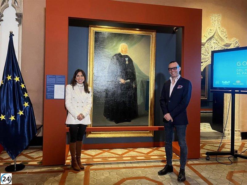 Un retrato de Goya refleja la sobriedad del siglo XVIII en Aragón y embellece la exposición de La Aljafería.