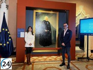 Un retrato de Goya refleja la sobriedad del siglo XVIII en Aragón y embellece la exposición de La Aljafería.