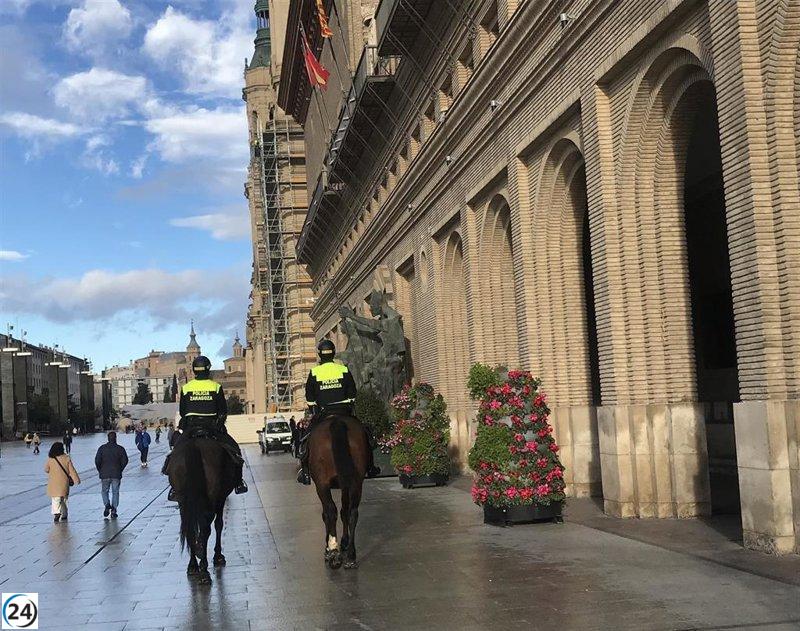 Capturan a un delincuente habitual por asaltar a turistas cerca del Pilar.
