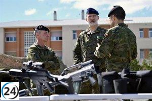 El Rey inspecciona la Brigada 'Aragón I' en Zaragoza tras la reciente emergencia climática.