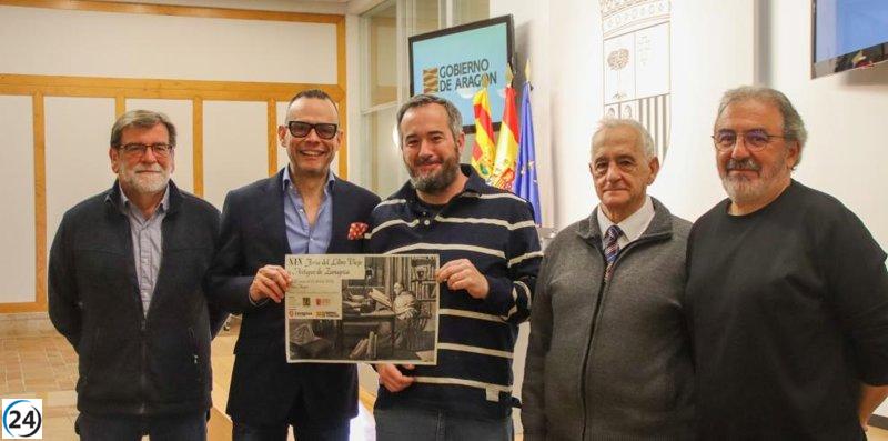 Diez librerías se suman a la XIX Feria del Libro Antiguo de Zaragoza del 27 de marzo al 13 de abril.
