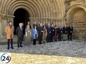 Villanueva de Sijena espera con entusiasmo la apertura del monasterio tras dos años de reformas.