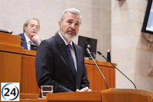 Azcón critica al PSOE de Alegría por priorizar a La Moncloa sobre Aragón.